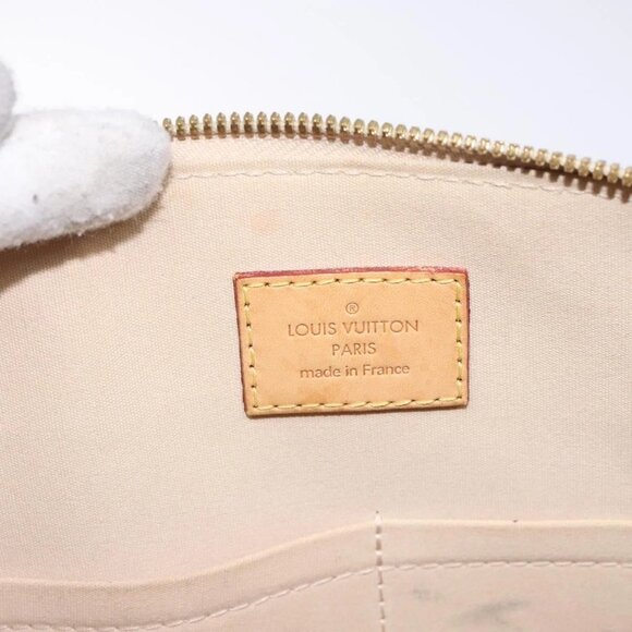 LOUIS VUITTON Monogram Vernis Alma PM Hand Bag Citrin M90101 LV Auth 132762 - Picture 14 of 16